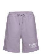 Nomario Bottoms Shorts Sweat Shorts Purple HUGO BLUE