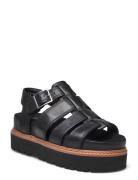 Orianna Twist D Shoes Summer Shoes Platform Sandals Black Clarks