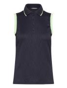 Lila Sleeveless Top Tops T-shirts & Tops Polos Navy J. Lindeberg