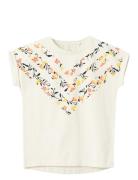 Nkftinda Capsl Top Noos Ps Tops T-shirts Sleeveless Cream Name It