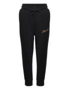 Ess+ Script Metallic Pants Fl G Sport Sweatpants Black PUMA