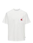 Onsarchie Life Rlx Ss Tee Tops T-shirts Short-sleeved White ONLY & SON...