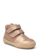 Shoes - Flat - With Velcro Høye Sneakers Beige ANGULUS