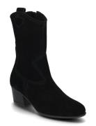 Mid Boot Shoes Boots Ankle Boots Ankle Boots With Heel Black Gabor