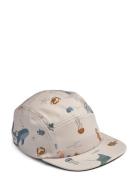 Rory Printed Cap Accessories Headwear Caps Cream Liewood