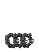 Silk Scrunchies 4 Cm Charcoal Accessories Hair Accessories Scrunchies ...