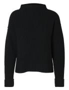 Slfselma Ls Knit Pullover Noos Tops Knitwear Jumpers Black Selected Fe...