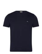 Archive Shield T-Shirt Tops T-shirts Short-sleeved Navy GANT