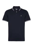 Org Intrlck Tipped P Tops Polos Short-sleeved Navy Original Penguin