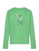 Printed Longsleeve Tops T-shirts Long-sleeved T-shirts Green Tom Tailo...