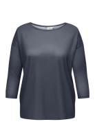 Caralba 3/4 Top Noos Tops T-shirts & Tops Long-sleeved Navy ONLY Carma...