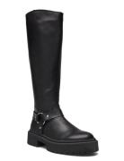 Glimmer Boots Høye Støvletter Black Steve Madden