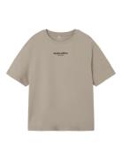 Nkmbrody Ss Nreg Top Noos Tops T-shirts Short-sleeved Beige Name It