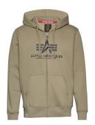 Basic Zip Hoodie Designers Sweat-shirts & Hoodies Hoodies Khaki Green ...