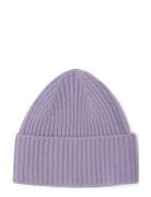 Olive Knitted Beanie Accessories Headwear Hats Beanie Purple Garbo&Fri...