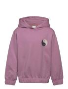 Tnlaura Os Hoodie Tops Sweat-shirts & Hoodies Hoodies Purple The New