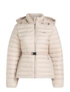 Lw Padded Smocking Jacket Fôret Jakke Cream Calvin Klein