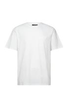 Clean Formal Stretch T-Shirt Tops T-shirts Short-sleeved White Clean C...