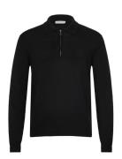 Orbit Rws Tops Knitwear Half Zip Jumpers Black Tiger Of Sweden