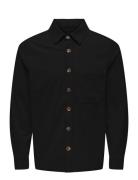 Onstile Corduroy 0111 Shirt Tops Shirts Casual Black ONLY & SONS