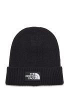 Kids Tnf Box Logo Cuffed Beanie Accessories Headwear Hats Beanie Black...