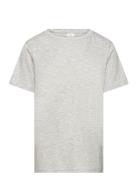 T Shirt Regular Solid Tops T-shirts Short-sleeved Grey Lindex