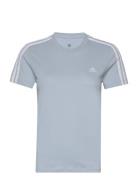 Essentials Slim 3-Stripes T-Shirt Sport T-shirts & Tops Short-sleeved ...