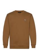 Plain Crew Sws Tops T-shirts Long-sleeved Brown Lee Jeans