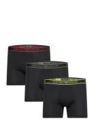 Men's Knit 3-Pack Boxer Boksershorts Black Emporio Armani