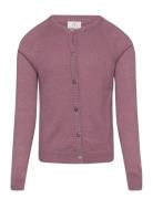 Tneve Glitter Cardigan Tops Knitwear Cardigans Purple The New