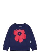 Halli Unikko Placement I Tops Sweat-shirts & Hoodies Sweat-shirts Blue...