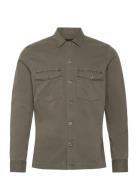 Spotter Ls Shirt Tops Shirts Casual Khaki Green AllSaints