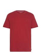 Ss Tee Tops T-shirts Short-sleeved Red Tommy Hilfiger