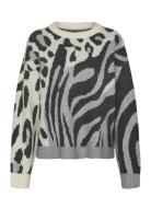 Vmkai Ls O-Neck Pullover Ga Boo Tops Knitwear Jumpers Multi/patterned ...