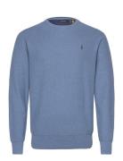 32/2 Cotton-Lsl-Plo Tops Knitwear Round Necks Blue Polo Ralph Lauren