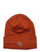 Kerling Knitted Hat Accessories Headwear Beanies Orange Abacus