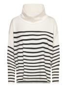 Grilasz Cowlneck Pullover Tops Knitwear Turtleneck White Saint Tropez