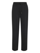 Kajenny Straight Pants Bottoms Trousers Wide Leg Black Kaffe