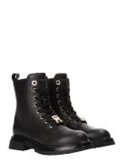 Tommy Hilfiger Lace-Up Ankle Boots Black Snørestøvletter Støvletter Bl...