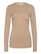 Bs Margrethe Regular Fit Top Tops Shirts Long-sleeved Beige Bruun & St...