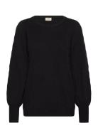 Frmelani Pu 3 Tops Knitwear Jumpers Black Fransa