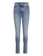 High Rise Skinny Bottoms Jeans Skinny Blue Calvin Klein Jeans