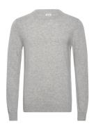 Sddyllon Ls2 Tops Knitwear Round Necks Grey Solid