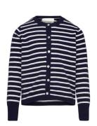 Cissesy Stripe Cardigan Tops Knitwear Cardigans Navy Sofie Schnoor You...