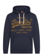 Classic Vl Graphic Hoodie Tops Sweat-shirts & Hoodies Hoodies Navy Sup...