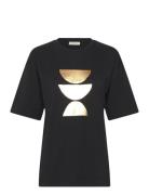 Colleniw Tshirt Tops T-shirts & Tops Short-sleeved Black InWear