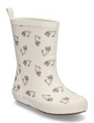 Wellies W. Aop Shoes Rubberboots High Rubberboots White CeLaVi