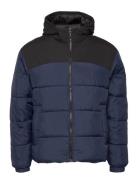 Jjmoon Hood Puffer Fôret Jakke Navy Jack & J S