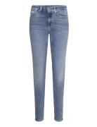 Mid Rise Skinny Bottoms Jeans Skinny Blue Calvin Klein Jeans