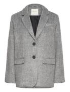 Fqsalo-Jacket Ulljakke Jakke Grey FREE/QUENT